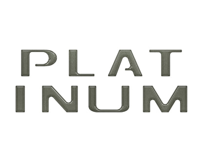 Tailgate Letter Inserts Fits 2018-2020 Ford F-150 Platinum