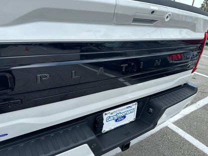 Platinum Tailgate Letter Inserts Fits 2021-2023 Ford F-150