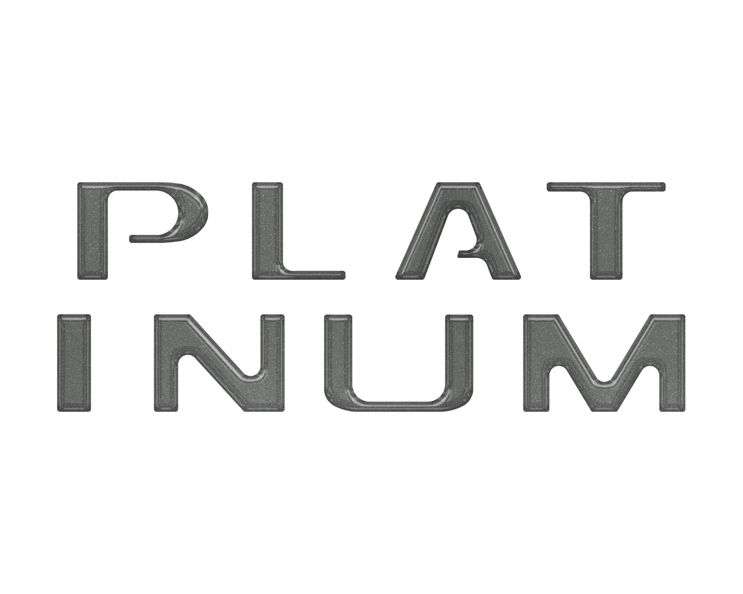 Tailgate Letter Inserts Fits 2018-2020 Ford F-150 Platinum