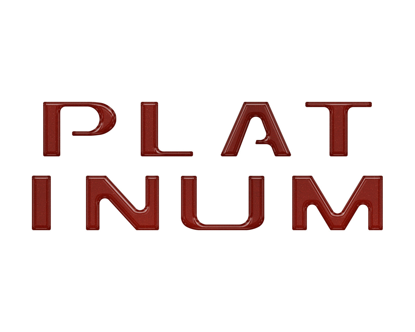 Tailgate Letter Inserts Fits 2018-2020 Ford F-150 Platinum