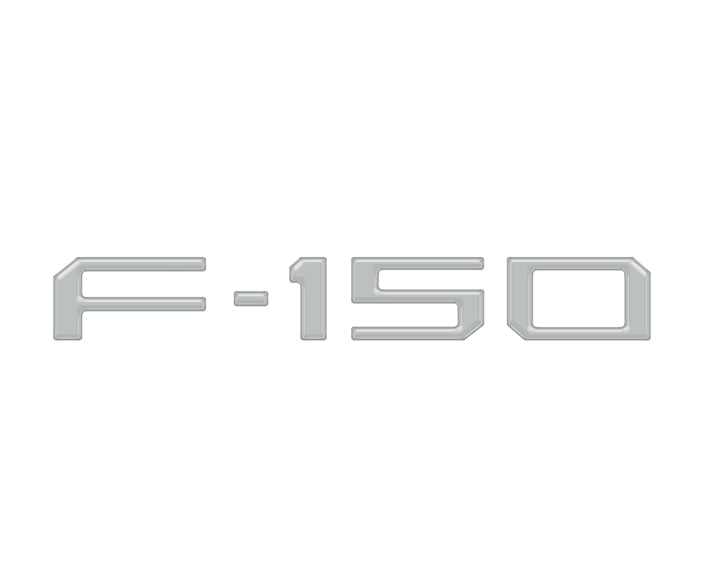 Tailgate Applique F-150 Emblem Overlays Fits 2021-2026 Ford F-150 Raptor/King Ranch/Platinum/Limited
