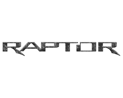 Raptor Tailgate Emblem Inserts Fits 2017-2026 Ford F-150 Raptor
