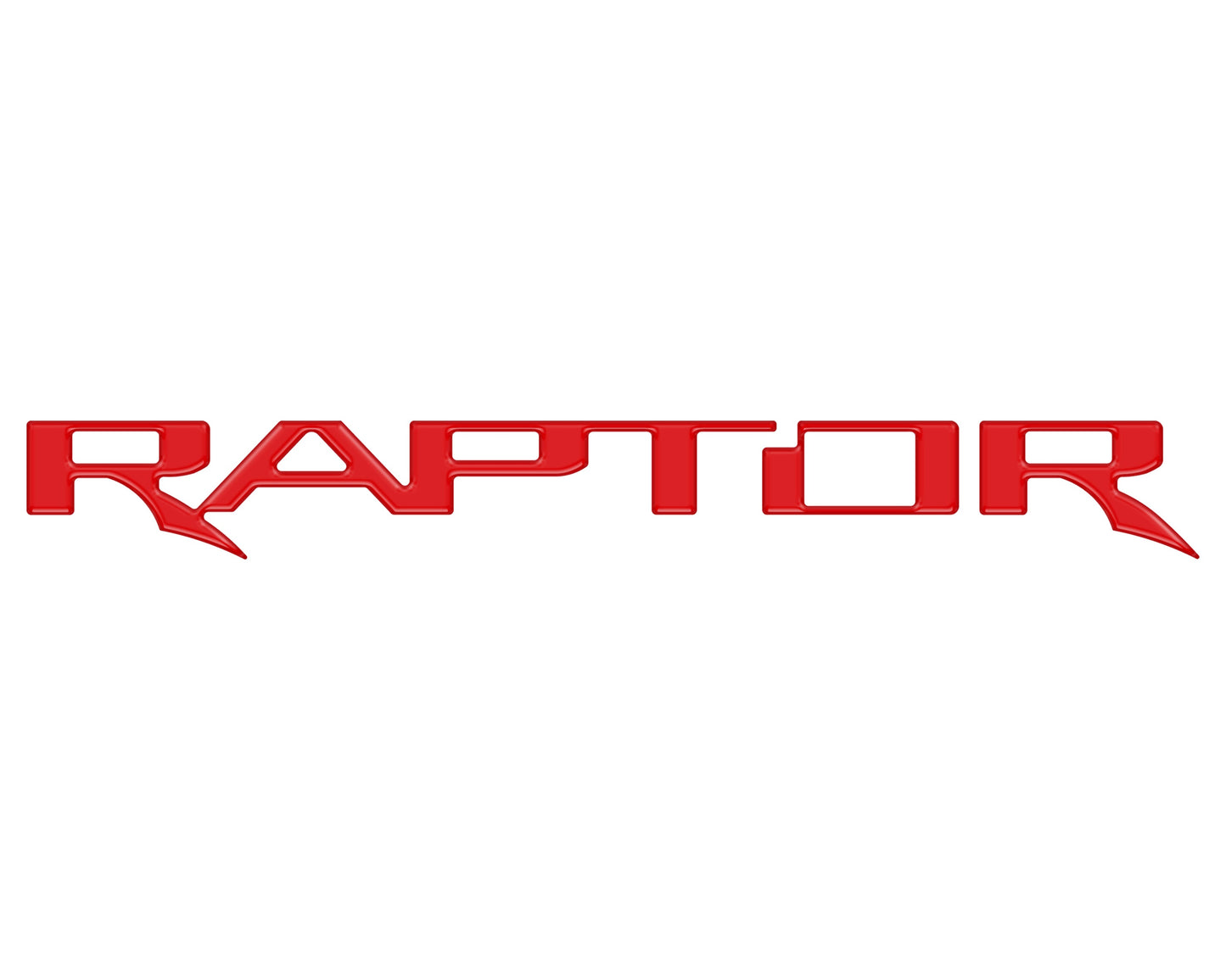 Raptor Tailgate Emblem Inserts Fits 2017-2026 Ford F-150 Raptor