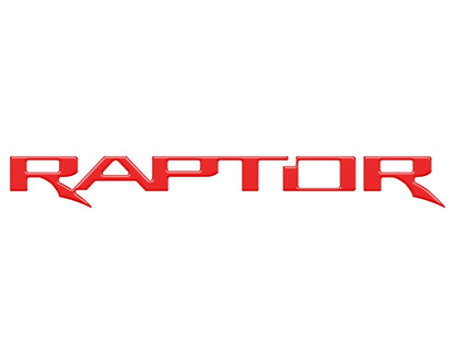 Raptor Tailgate Emblem Inserts Fits 2017-2026 Ford F-150 Raptor