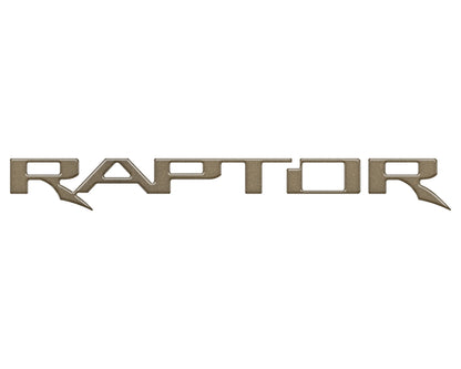 Raptor Tailgate Emblem Inserts Fits 2017-2026 Ford F-150 Raptor