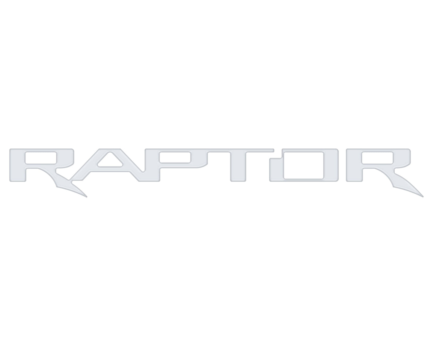 Raptor Tailgate Emblem Inserts Fits 2017-2026 Ford F-150 Raptor