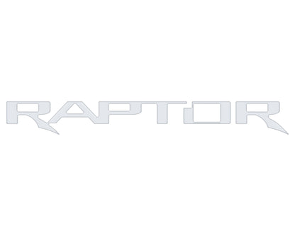 Raptor Tailgate Emblem Inserts Fits 2017-2026 Ford F-150 Raptor