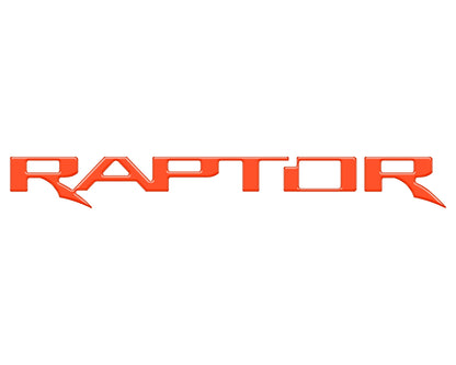 Raptor Tailgate Emblem Inserts Fits 2017-2026 Ford F-150 Raptor