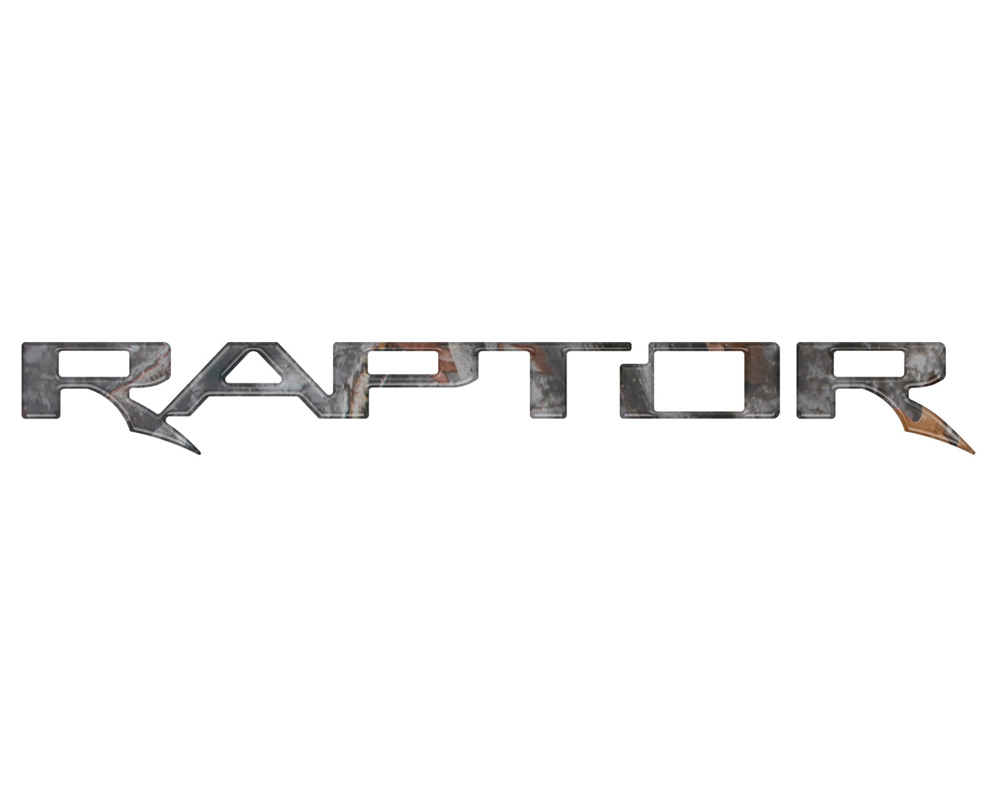 Raptor Tailgate Emblem Inserts Fits 2017-2026 Ford F-150 Raptor