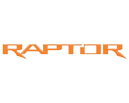 Raptor Tailgate Emblem Inserts Fits 2017-2026 Ford F-150 Raptor