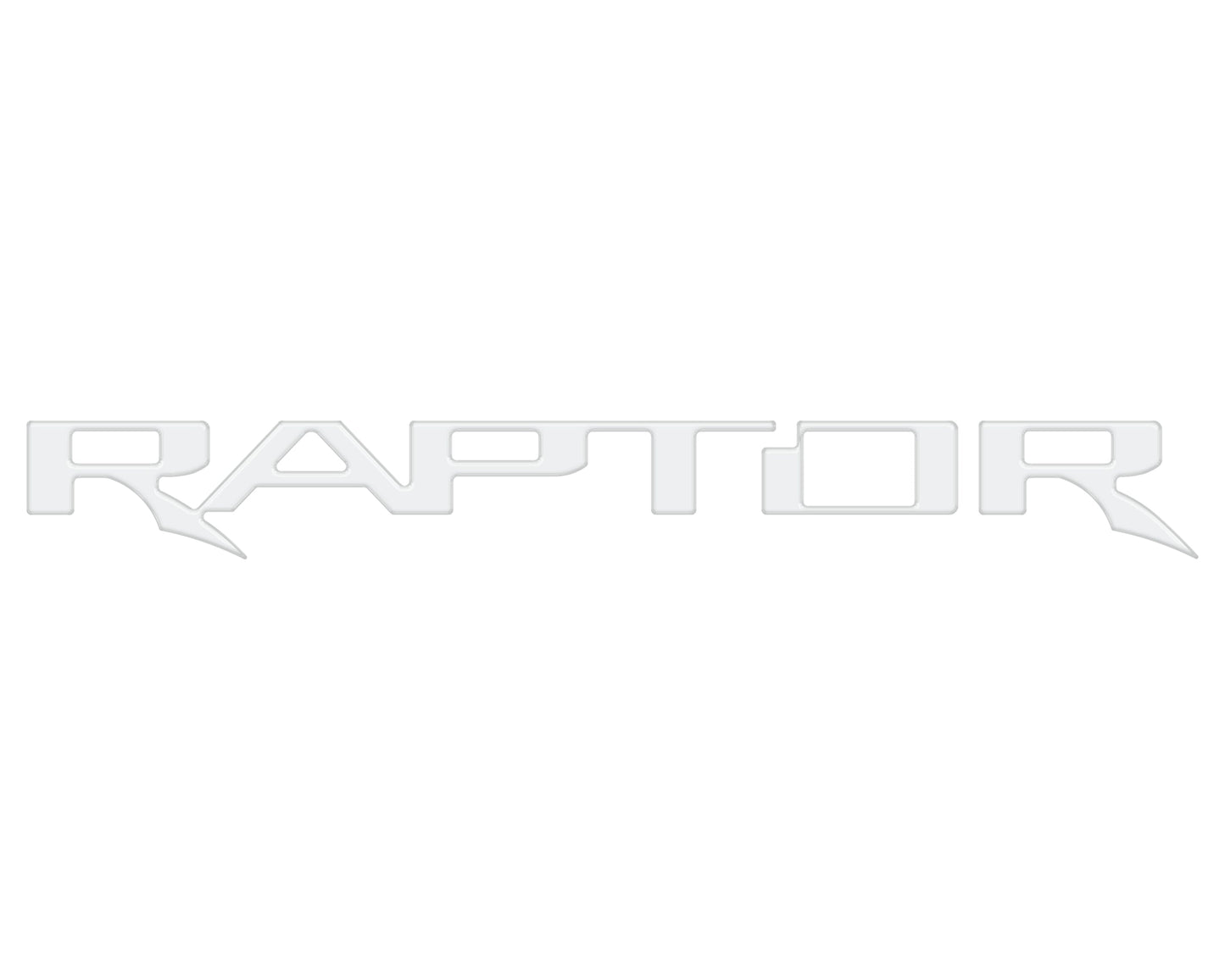 Raptor Tailgate Emblem Inserts Fits 2017-2026 Ford F-150 Raptor