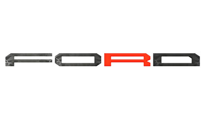 Raptor Tailgate Letter Overlays Fits 2021-2026 Ford F-150 Raptor