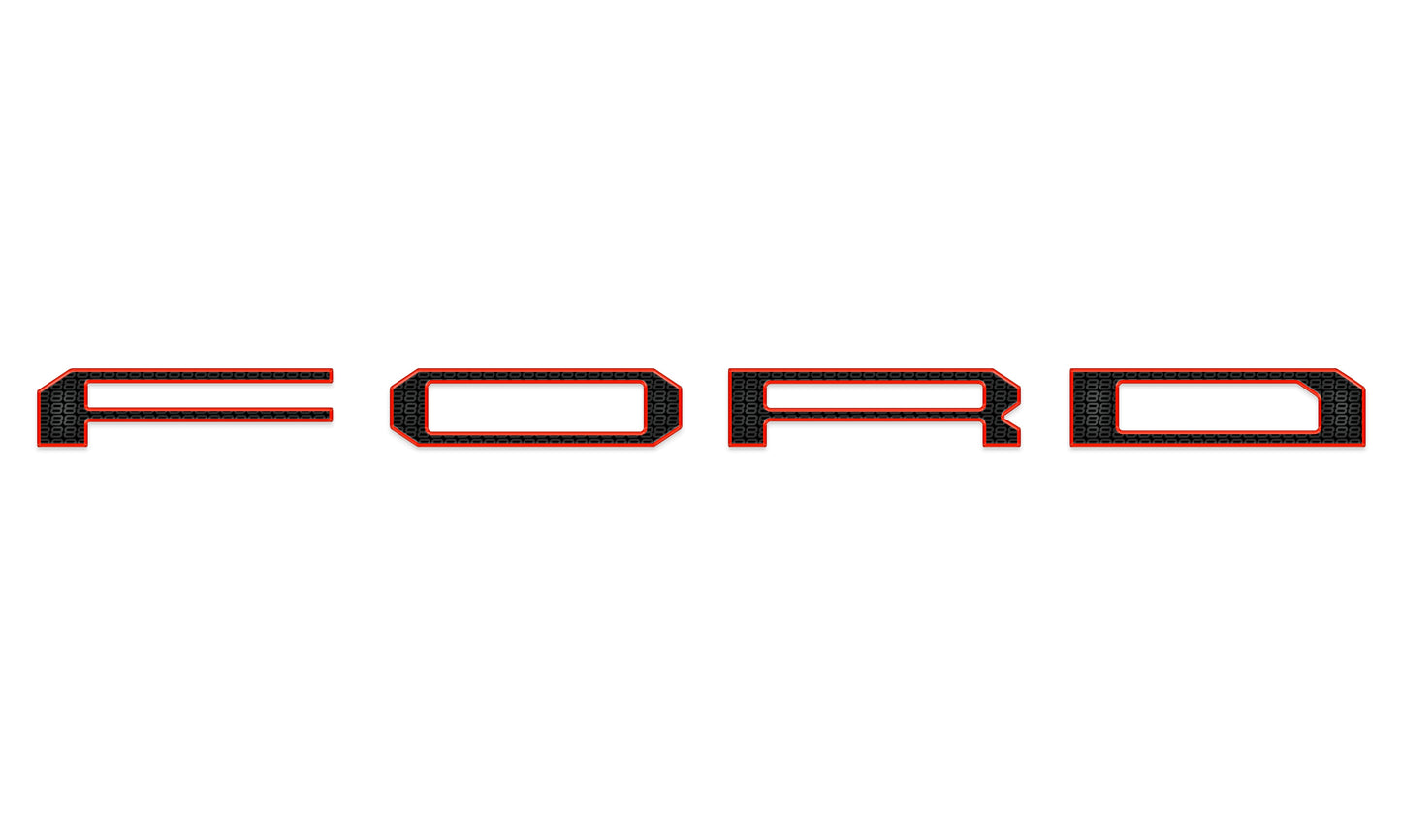 Raptor Tailgate Letter Overlays Fits 2021-2026 Ford F-150 Raptor