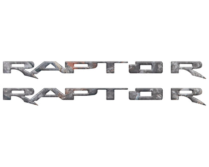 Running Board Emblem Overlays Fits 2017-2024 Ford F-150 Raptor
