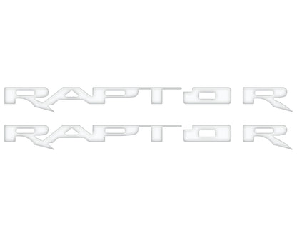 Running Board Emblem Overlays Fits 2017-2024 Ford F-150 Raptor