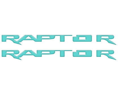 Running Board Emblem Overlays Fits 2017-2024 Ford F-150 Raptor
