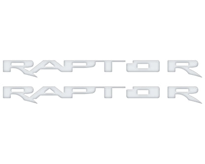 Running Board Emblem Overlays Fits 2017-2024 Ford F-150 Raptor