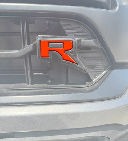 Raptor "R" Grille Letter Inserts Fits 2022-2026 Ford F-150