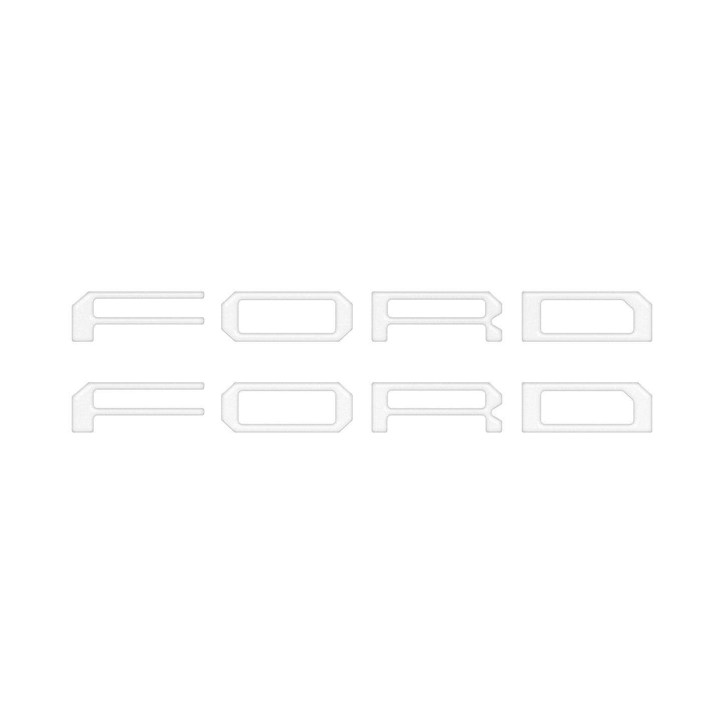 Tremor Running Board Letter Inserts Fits 2021-2024 Ford F-150