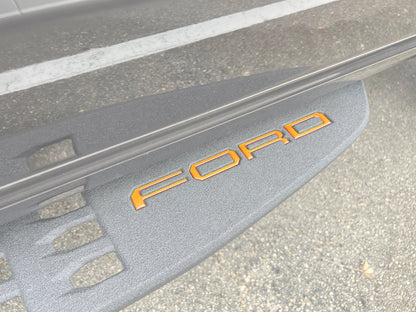 Tremor Running Board Letter Inserts Fits 2021-2024 Ford F-150