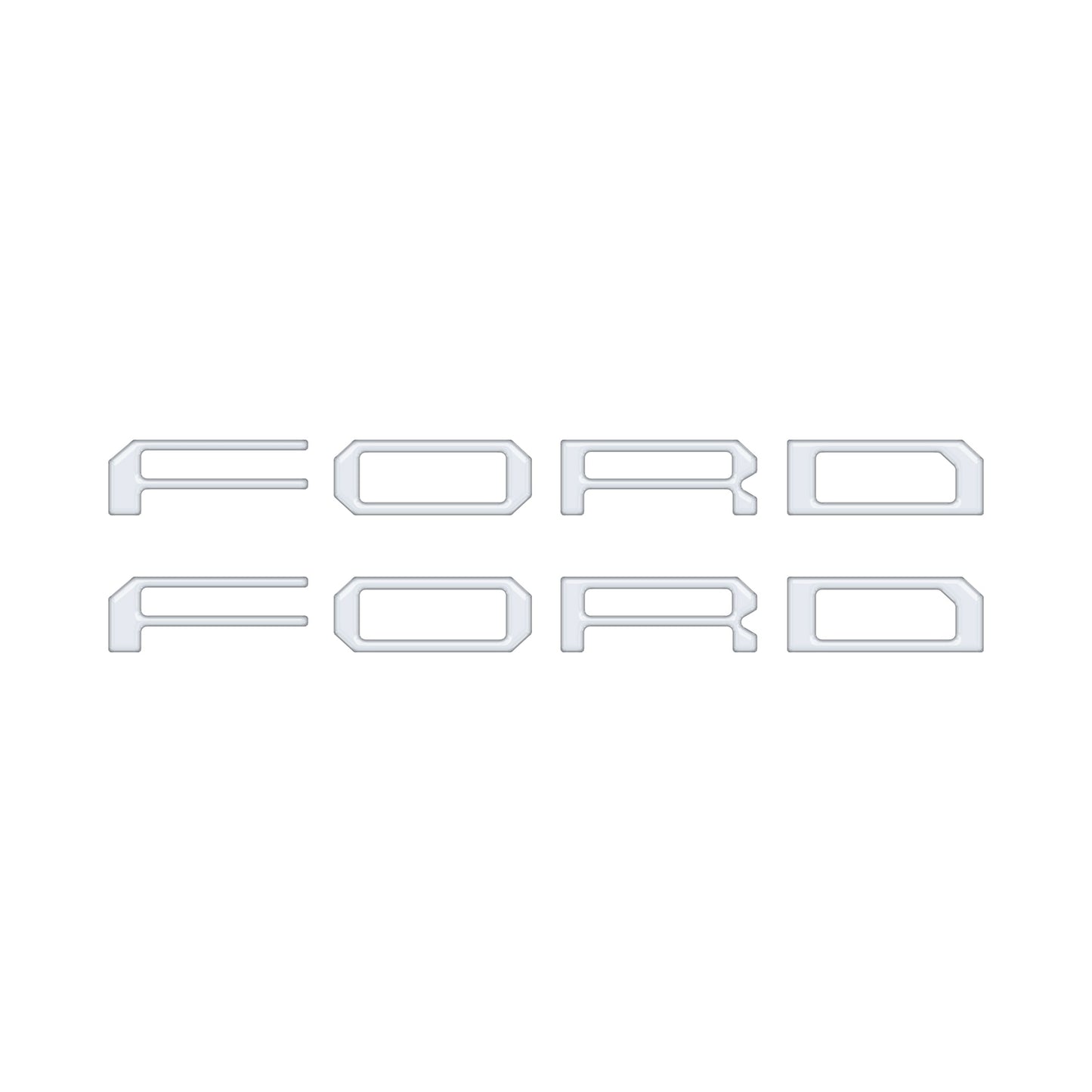Tremor Running Board Letter Inserts Fits 2021-2024 Ford F-150