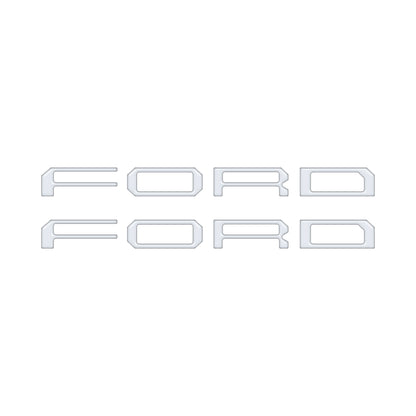 Tremor Running Board Letter Inserts Fits 2021-2024 Ford F-150