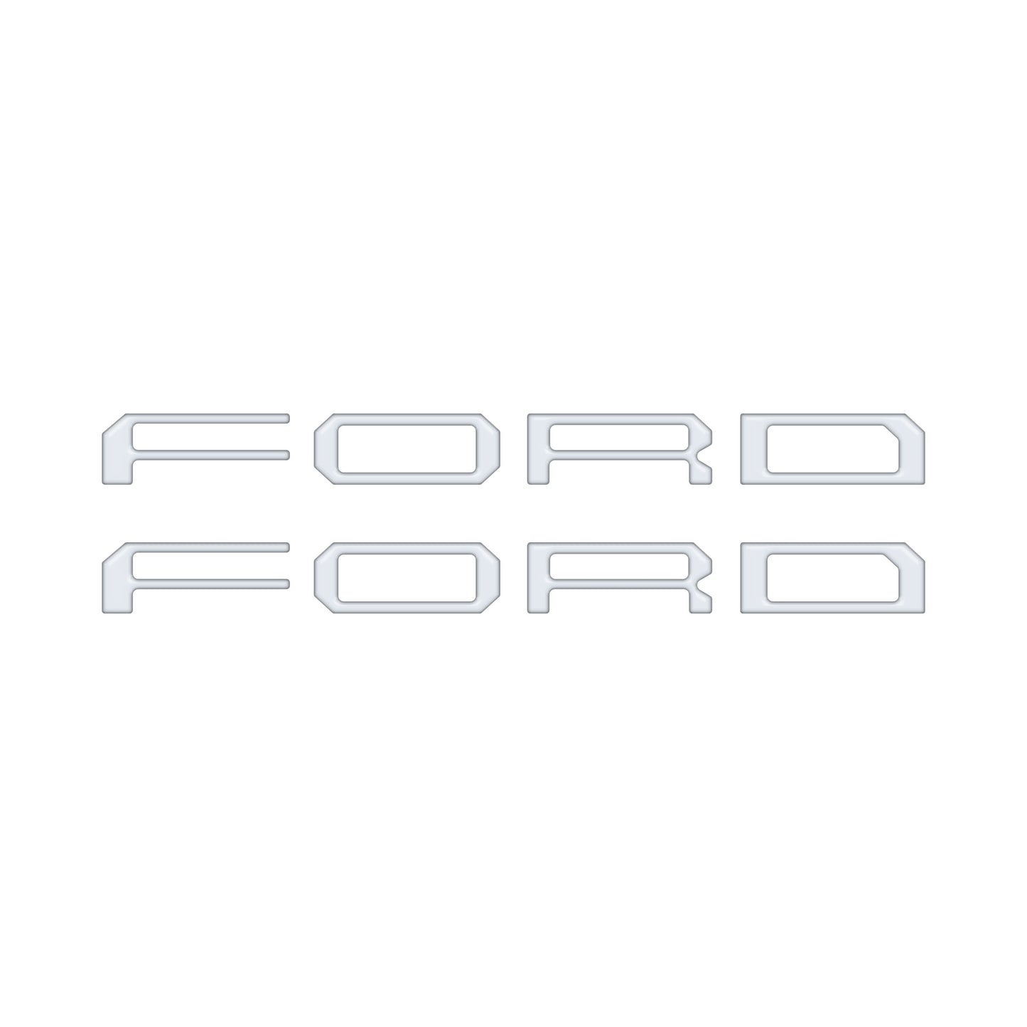Tremor Running Board Letter Inserts Fits 2021-2024 Ford F-150