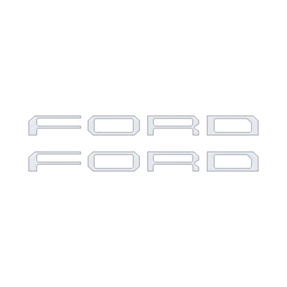 Tremor Running Board Letter Inserts Fits 2021-2024 Ford F-150