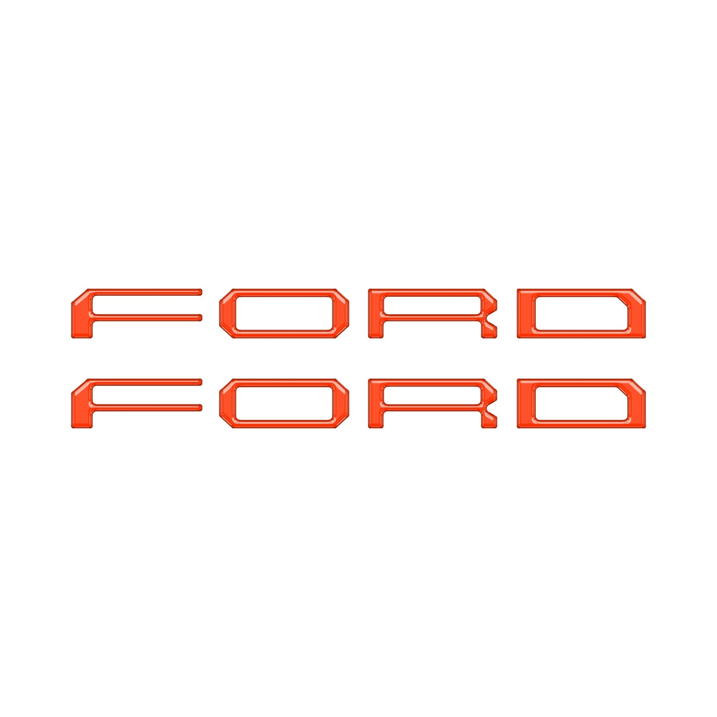 Tremor/Raptor Running Board Letter Inserts Fits 2025-2026 Ford F-150