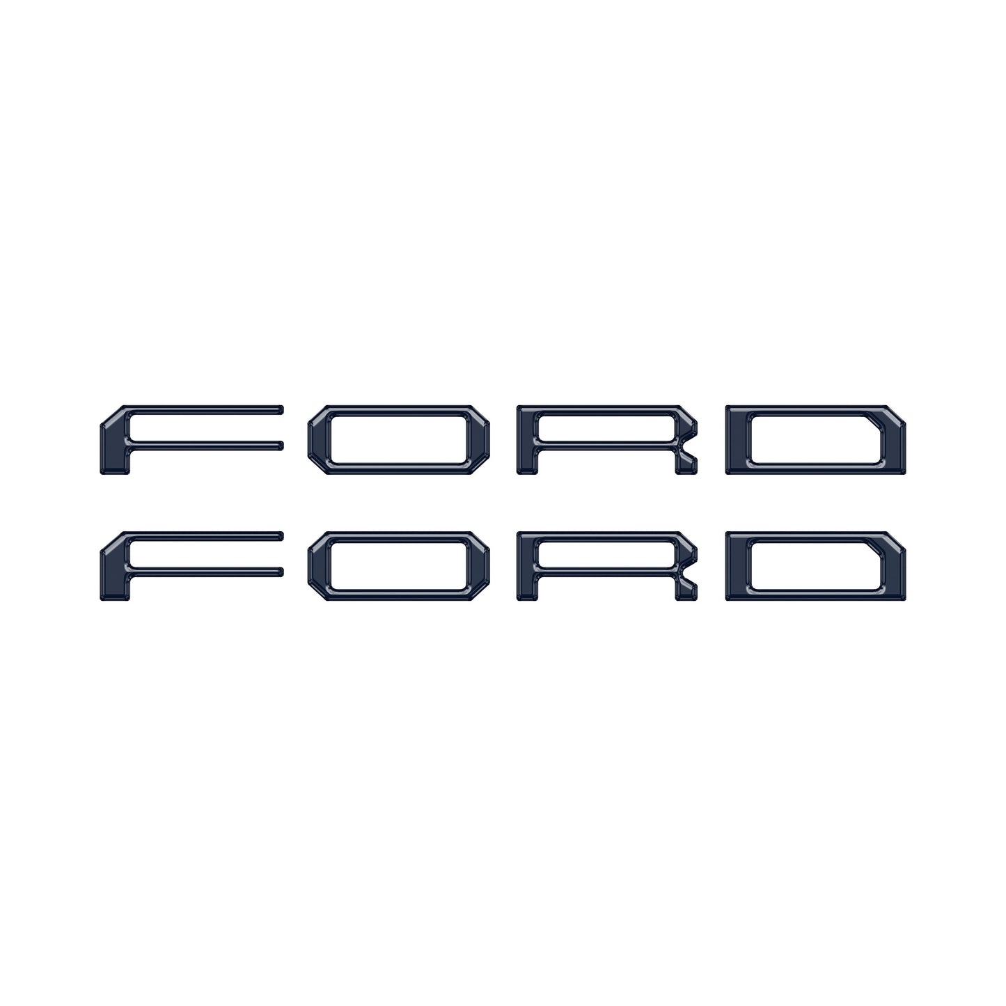 Tremor/Raptor Running Board Letter Inserts Fits 2025-2026 Ford F-150