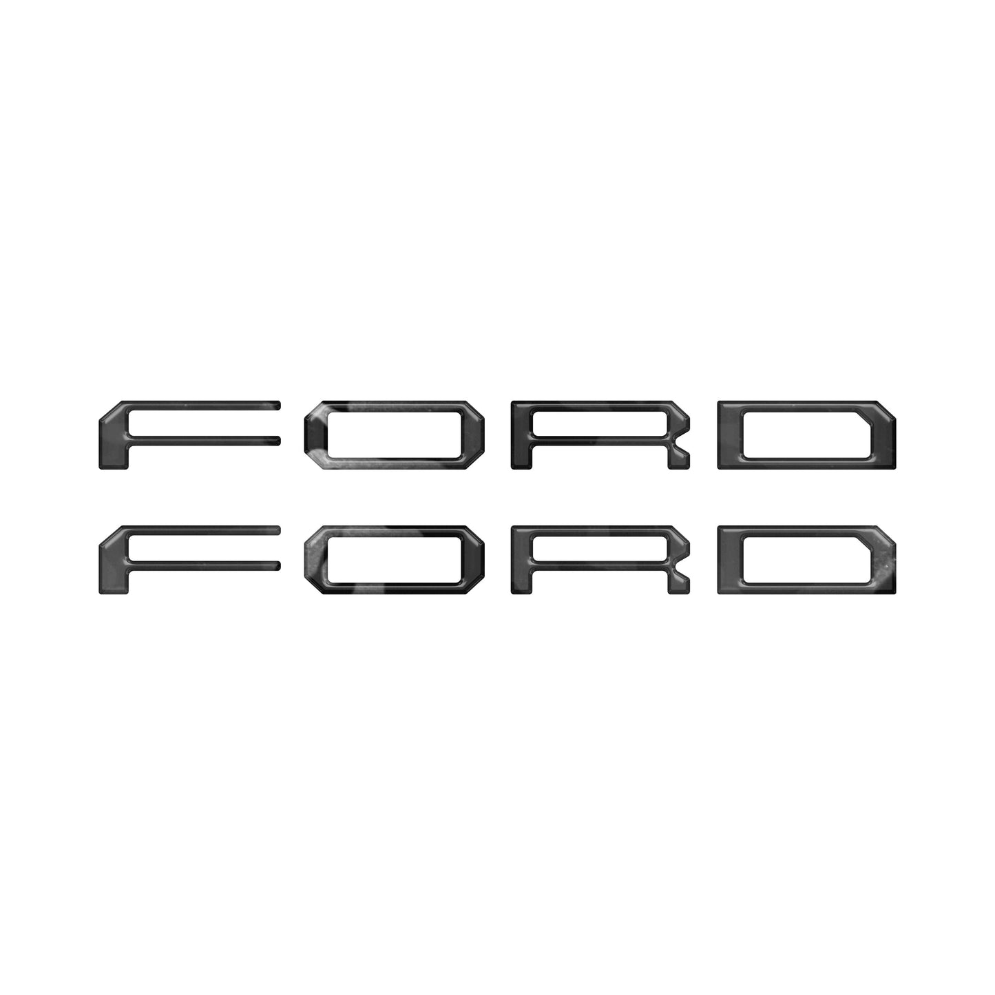Tremor/Raptor Running Board Letter Inserts Fits 2025-2026 Ford F-150