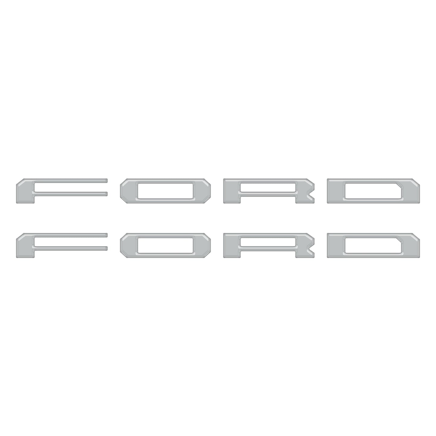 Lightning Running Board Overlays Fits 2022-2026 Ford F150 Lightning