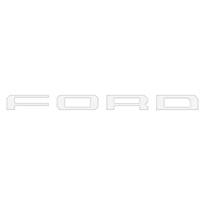 Inner Tailgate Letter Inserts Fits 2022-2026 Ford F-150 Lightning