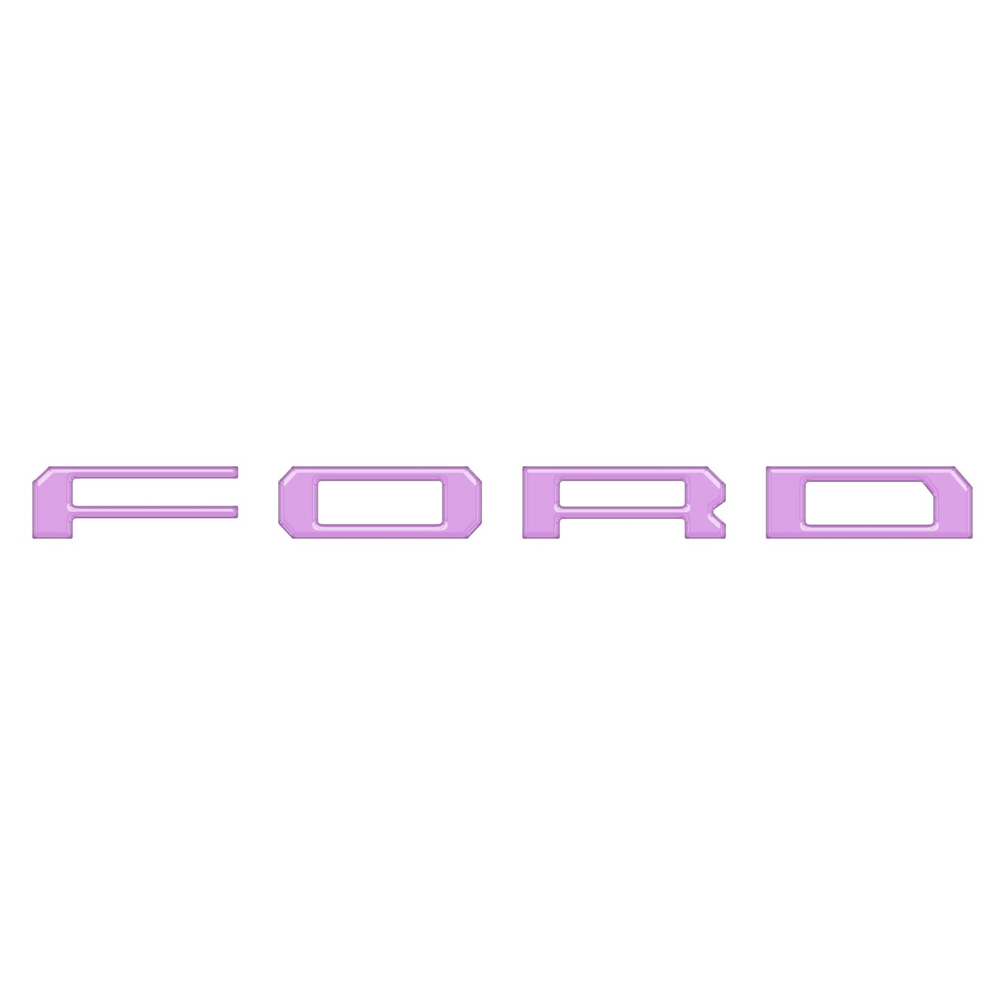 Inner Tailgate Letter Inserts Fits 2022-2026 Ford F-150 Lightning