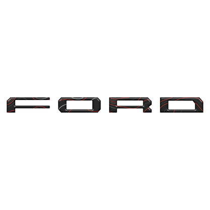Inner Tailgate Letter Inserts Fits 2022-2026 Ford F-150 Lightning