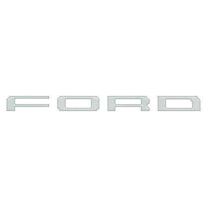 Inner Tailgate Letter Inserts Fits 2022-2026 Ford F-150 Lightning