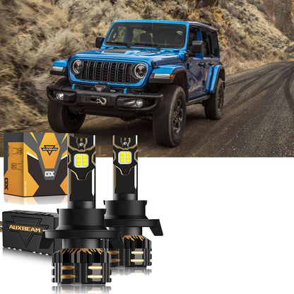 H13 LED Headlight Bulbs for 2010–2020 Jeep Wrangler – High/Low Beam Upgrade