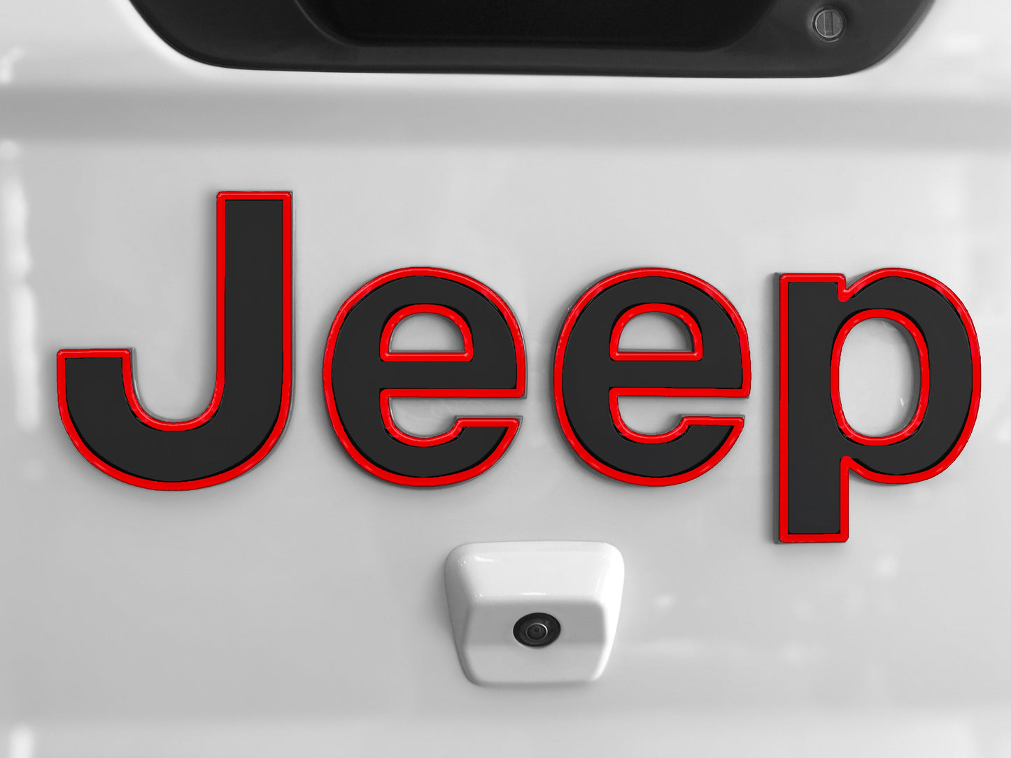 Tailgate Letter Overlays Fits 2019-2026 Jeep Gladiator
