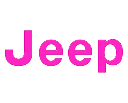 Tailgate Letter Overlays Fits 2019-2026 Jeep Gladiator