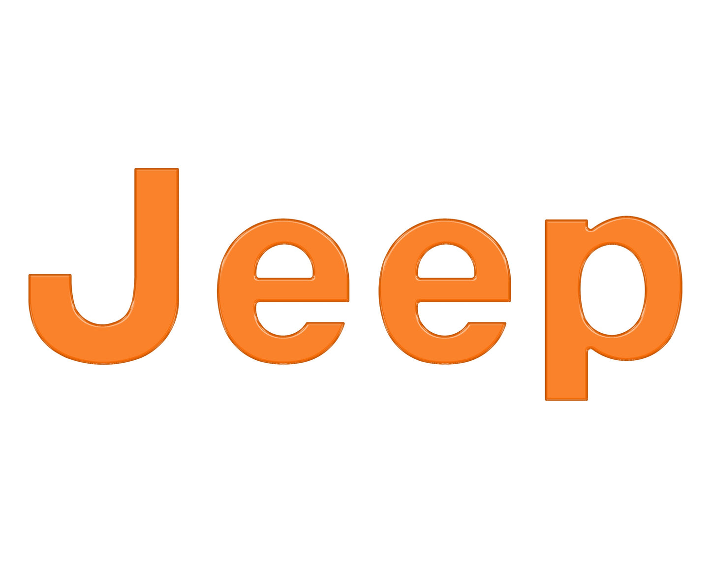 Tailgate Letter Overlays Fits 2019-2026 Jeep Gladiator