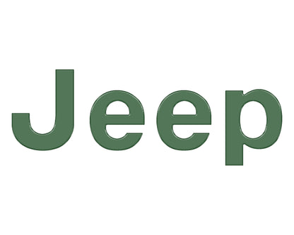 Tailgate Letter Overlays Fits 2019-2026 Jeep Gladiator