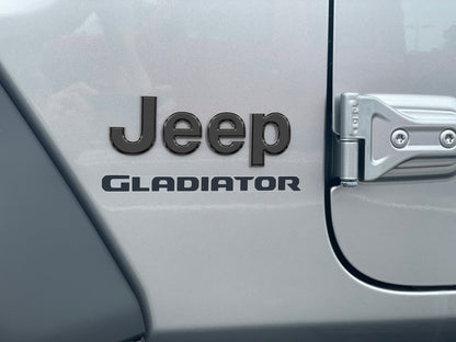 Driver & Passenger Side Emblem Overlays Fits 2019-2026 Jeep Gladiator