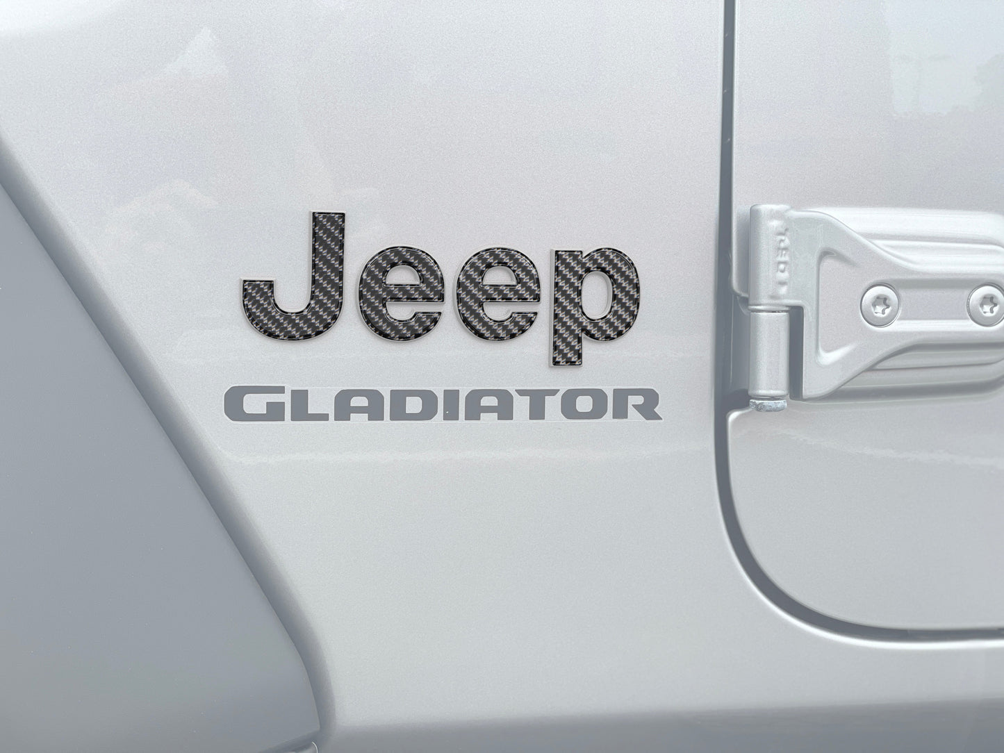 Driver & Passenger Side Emblem Overlays Fits 2019-2026 Jeep Gladiator