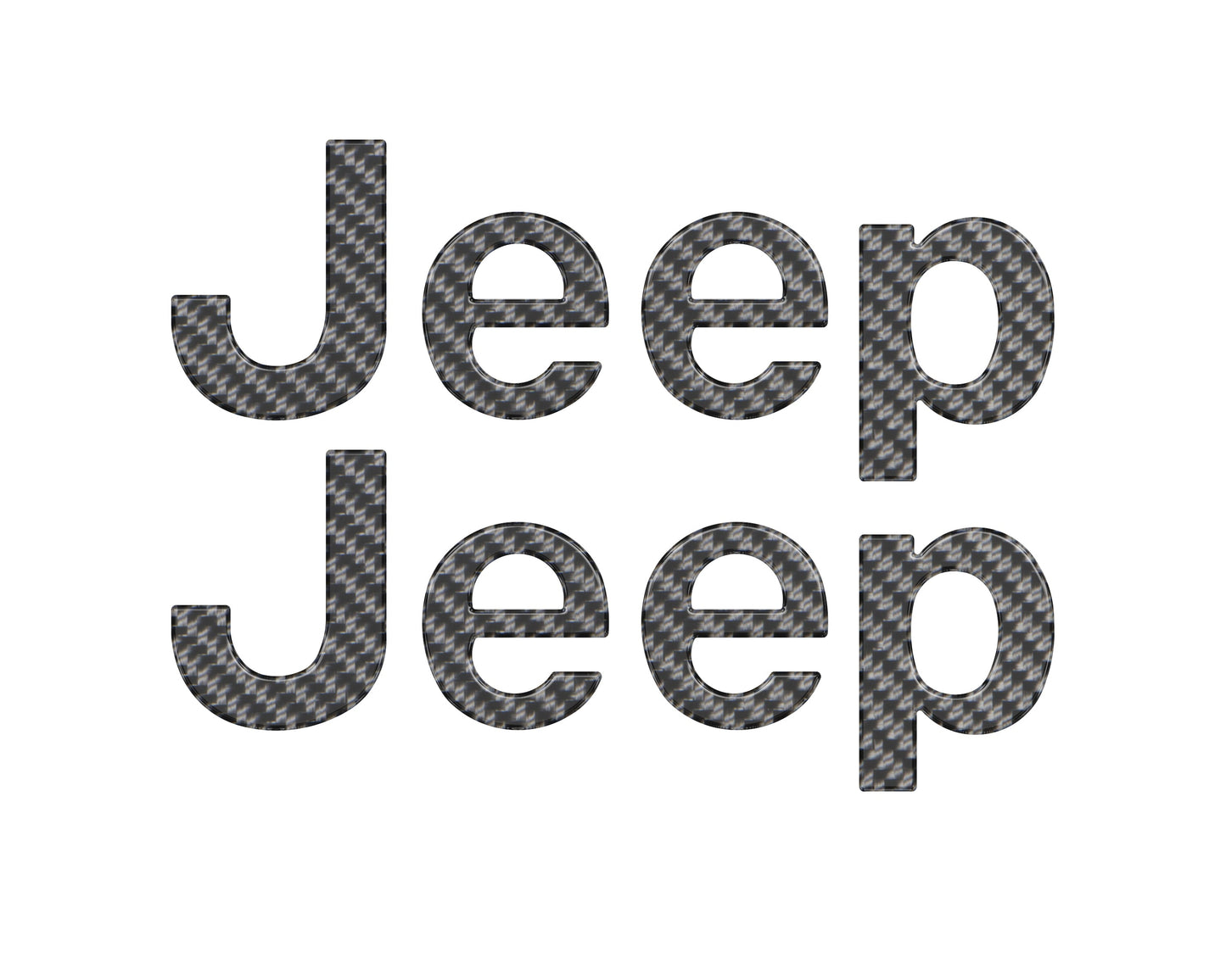 Driver & Passenger Side Emblem Overlays Fits 2019-2026 Jeep Gladiator