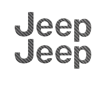 Driver & Passenger Side Emblem Overlays Fits 2019-2026 Jeep Gladiator