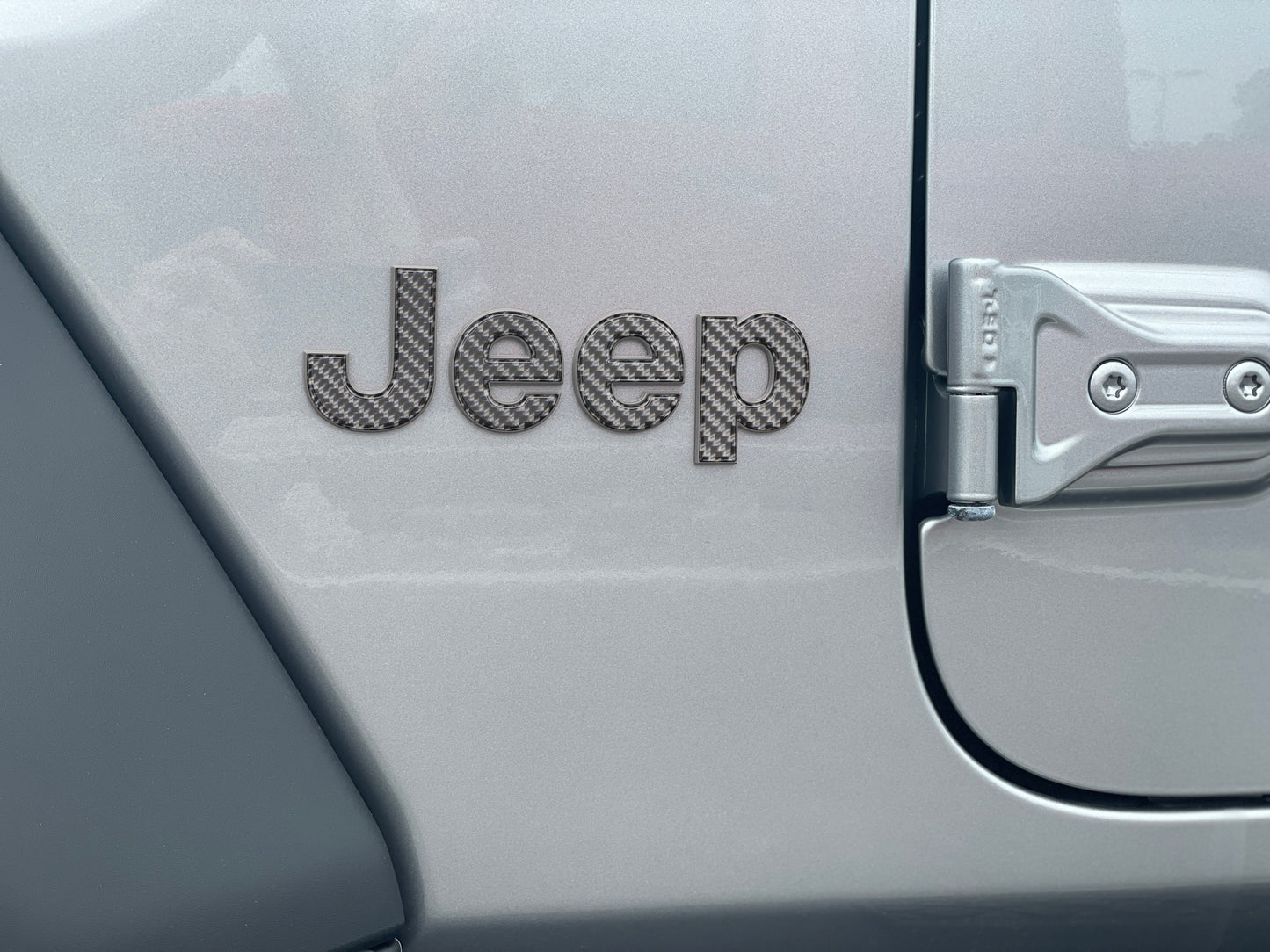 Jeep Wrangler JL Letter Overlays (Driver & Passenger Side) 2018–2025
