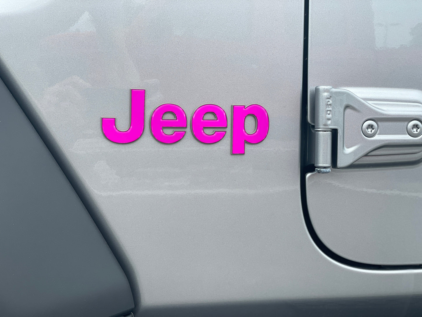 Jeep Wrangler JL Letter Overlays (Driver & Passenger Side) 2018–2025
