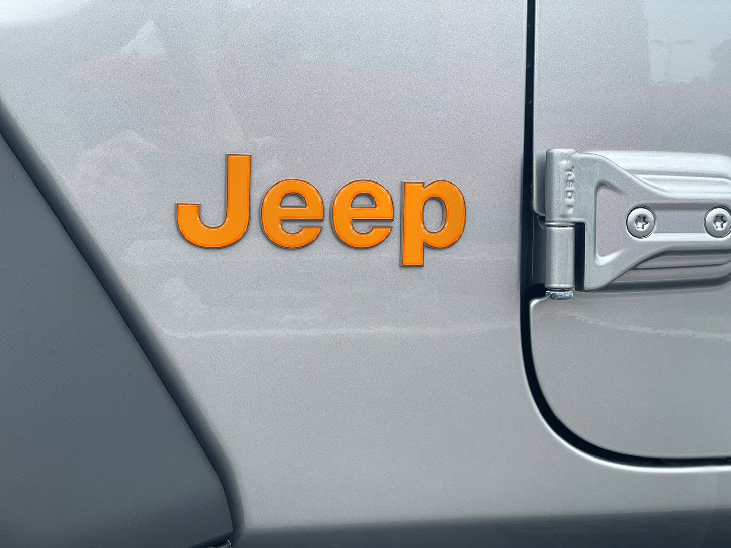 Jeep Wrangler JL Letter Overlays (Driver & Passenger Side) 2018–2025