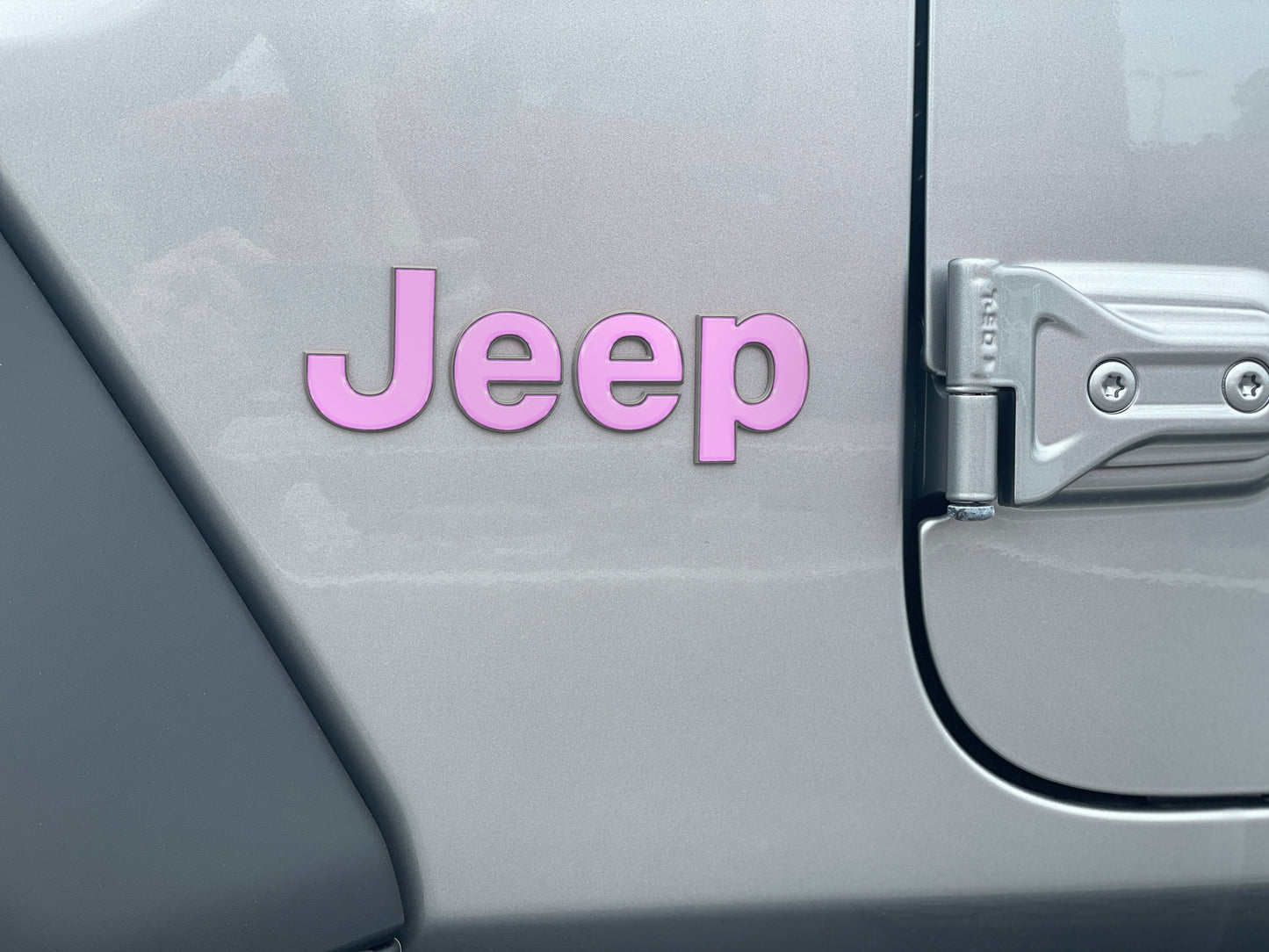 Jeep Wrangler JL Letter Overlays (Driver & Passenger Side) 2018–2025