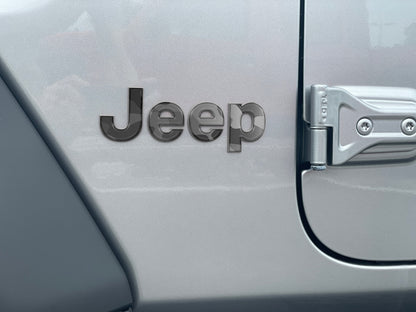 Jeep Wrangler JL Letter Overlays (Driver & Passenger Side) 2018–2025